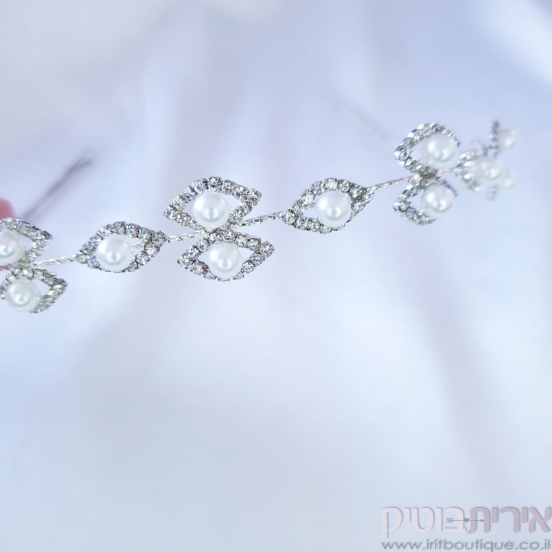 נזר לשיער בצורת עין - פנינים - Image 7