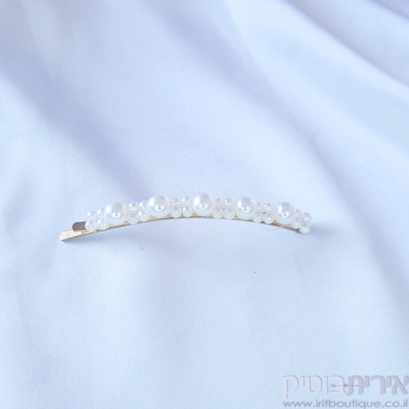 סיכת ראש פנינים עדינה