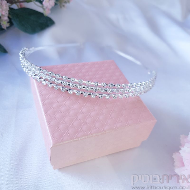 קשת לכלה משובצת טריפל - Image 3