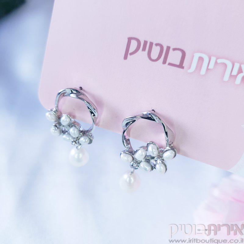 עגילי כלה - ברבור כסוף - Image 4