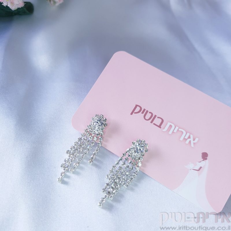 עגילי שנדליר קצרים