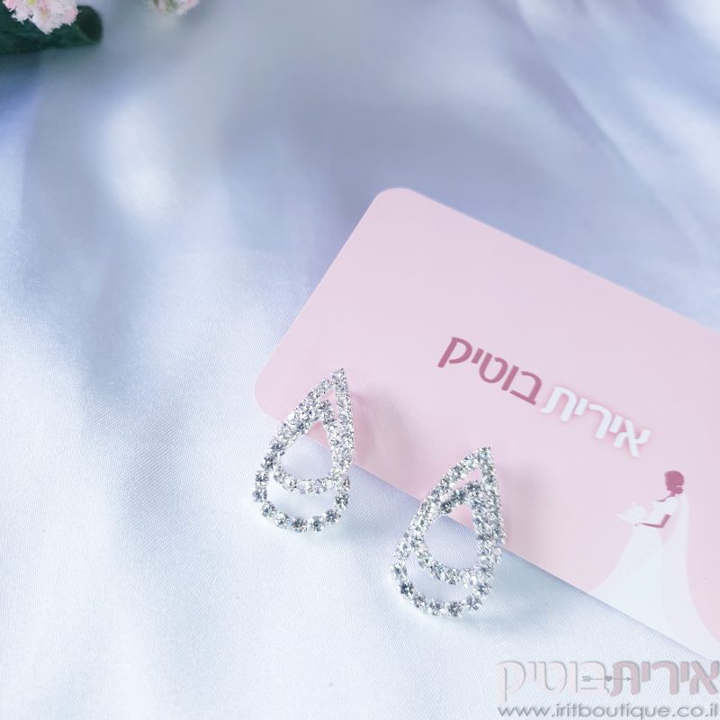 עגילי טיפה כפולה - Image 6