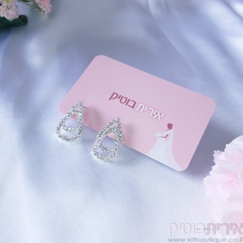 עגילי טיפה כפולה - Image 5