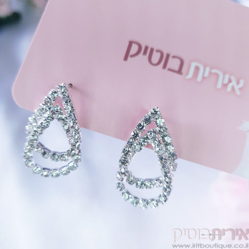 עגילי טיפה כפולה - Image 2