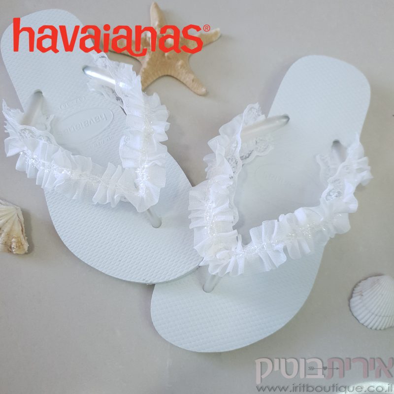כפכפי מקווה מעוצבות תחרה רחבה