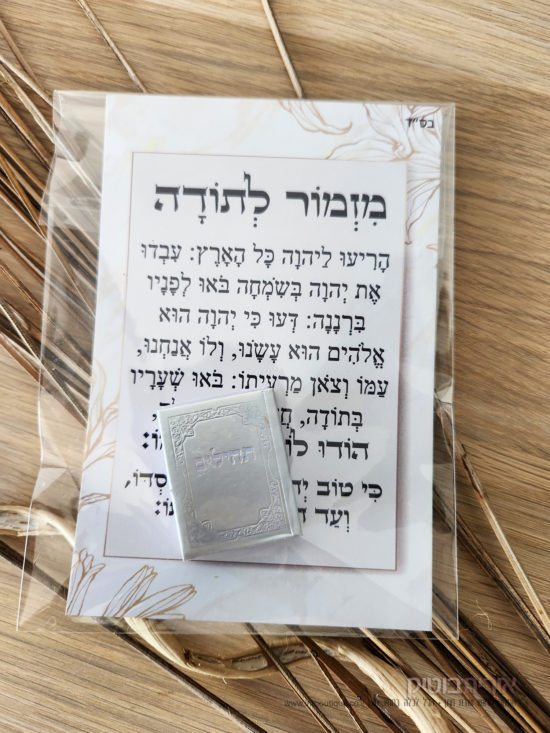 מתנה מזמור לתודה